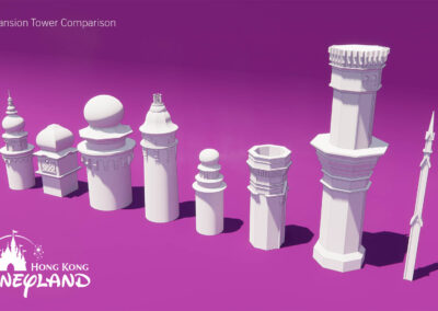 Hong Kong Disneyland - Sleeping Beauty Castle 3D Model