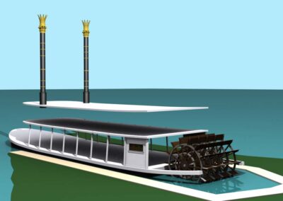 Disneyland's Mark Twain Riverboat - 3D Model