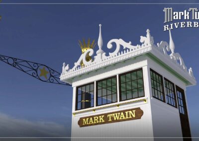 Disneyland's Mark Twain Riverboat - 3D Model