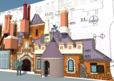 Disneyland's Fantasyland - Mr. Toad's Wild Ride 3D Model