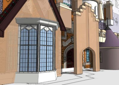 Disneyland's Fantasyland - Mr. Toad's Wild Ride 3D Model