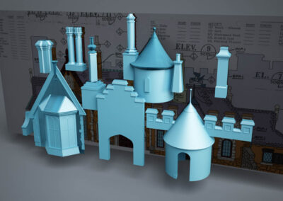 Disneyland's Fantasyland - Mr. Toad's Wild Ride 3D Model