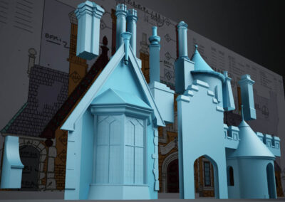 Disneyland's Fantasyland - Mr. Toad's Wild Ride 3D Model