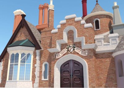 Disneyland's Fantasyland - Mr. Toad's Wild Ride 3D Model