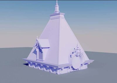 Disneyland Railroad - Main Street U.S.A. Train Station - 3D Model Detail Correction