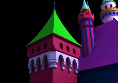Disneyland's Sleeping Beauty Castle - 3D Model Progress