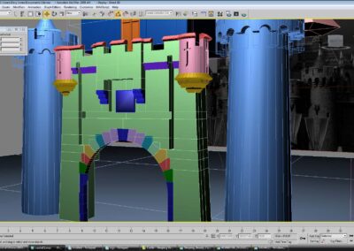 Disneyland's Sleeping Beauty Castle - 3D Model Progress