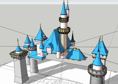 Disneyland's Sleeping Beauty Castle - 3D Model Progress