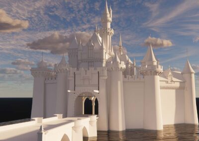 Disneyland's Sleeping Beauty Castle 3D Model