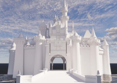 Disneyland's Sleeping Beauty Castle 3D Model