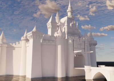 Disneyland's Sleeping Beauty Castle 3D Model