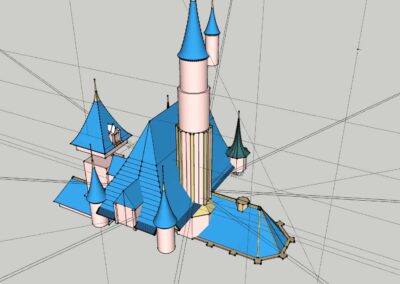 Disneyland's Sleeping Beauty Castle 3D Model