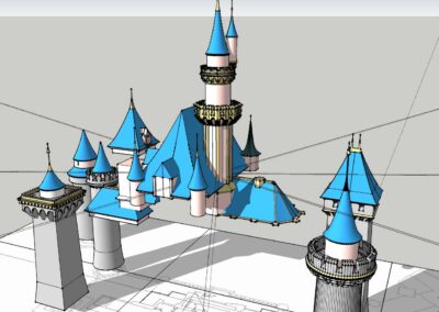 Disneyland's Sleeping Beauty Castle 3D Model