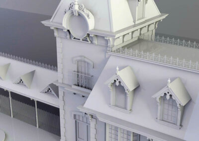 Disneyland's Main Street U.S.A. - Train Station 3D Model