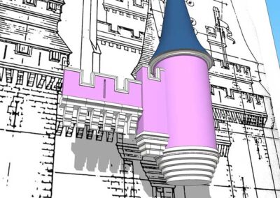 Walt Disney World - Cinderella Castle 3D Model