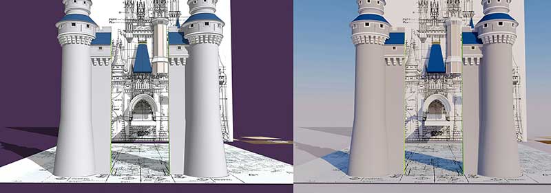 Walt Disney World - Cinderella Castle 3D Model