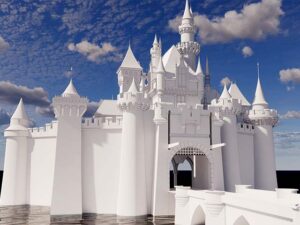 Disneyland's Fantasyland - Sleeping Beauty Castle 3D Model
