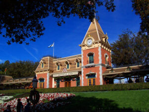 Disneyland Main Street Train Station Photo