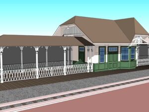 Disneyland's New Orleans Square - Train Station