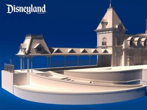 Disneyland’s Main Street U.S.A. - Train Station 3D Model